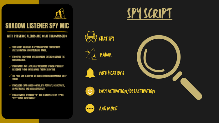 Underground- Shadow Listener Chat Spy
