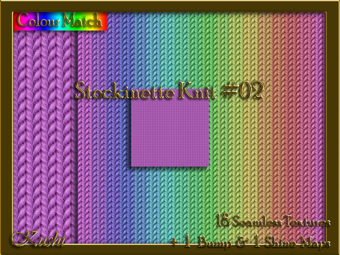 Stockinette Knit #02 Texture Pack