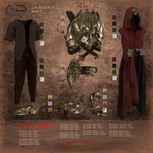 [AD] - RARE - Cassian - PLACKART - Copper - GIANNI