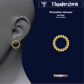 .:Thunderstorm:. 'Porowhita marama' earrings