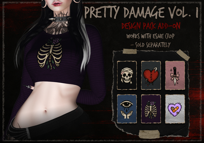 Atomic Doll - Esme Crop / Pretty Damage Vol. 1 - Add-On HUD
