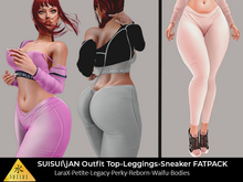 SUISUI\jAN Outfit Top-Leggings-Sneaker FATPACK