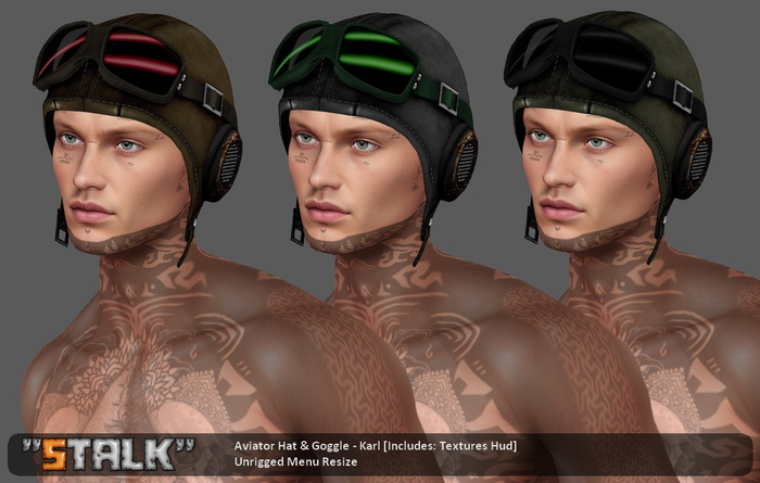 Aviator Hat & Goggle - Karl