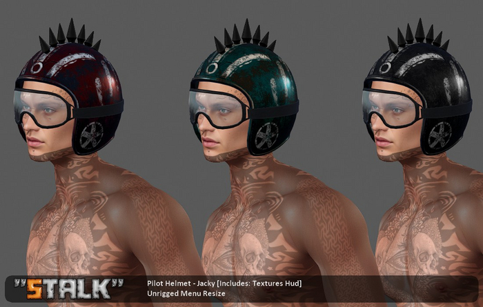 Pilot Helmet - Jacky [DEMO]