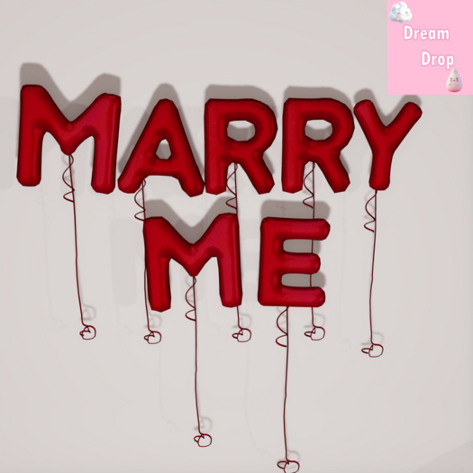 Marry Me Balloon- Red (REZZ/ADD)