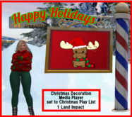 Christmas Pole Media Player ad
