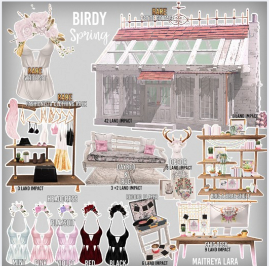 Birdy - Spring - Deer Wall Mount