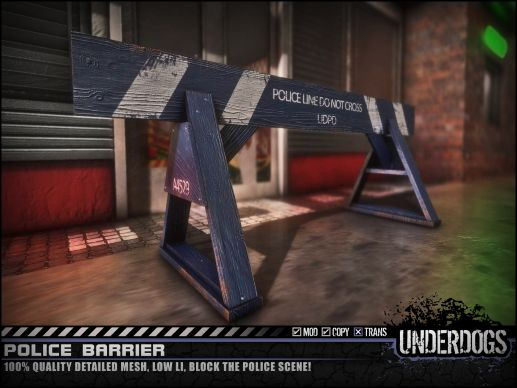 [UnderDogs] - Police Barrier (Barricade)