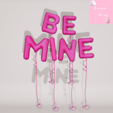 Be Mine Balloon- Pink (REZZ/ADD)