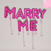 Marry Me Balloon- Pink (REZZ/ADD)