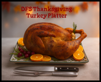 DFS TG Turkey Platter - ACTUAL ITEM