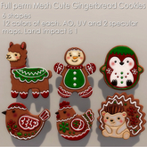 * Full Perm Mesh * Cute Gingerbread Cookies *