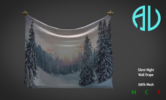 AV - Silent Night Wall Drape
