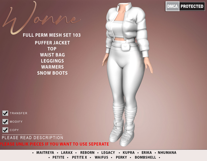 WONNE (103) Full Perm Mesh