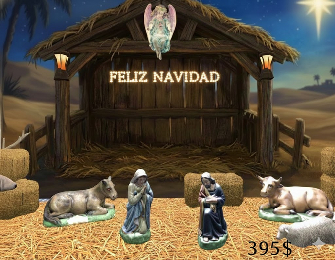 PESEBRE FIGURA DECORACION 