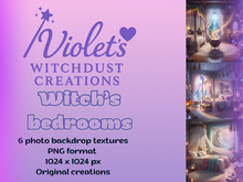 Witch's bedrooms Backdrops
