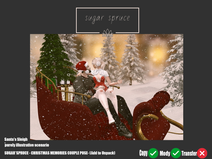 SUGAR SPRUCE -CHRISTMAS MEMORIES (ADD TO UNPACK)