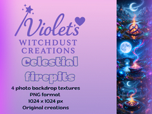 Celestial firepits Backdrops