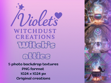 Witch's attics Backdrops