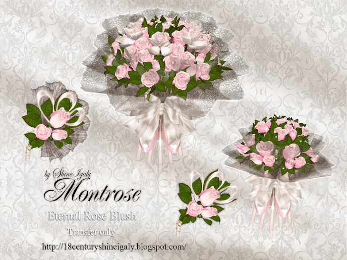 Eternal Rose Blush Bridal Bouquet Bundle