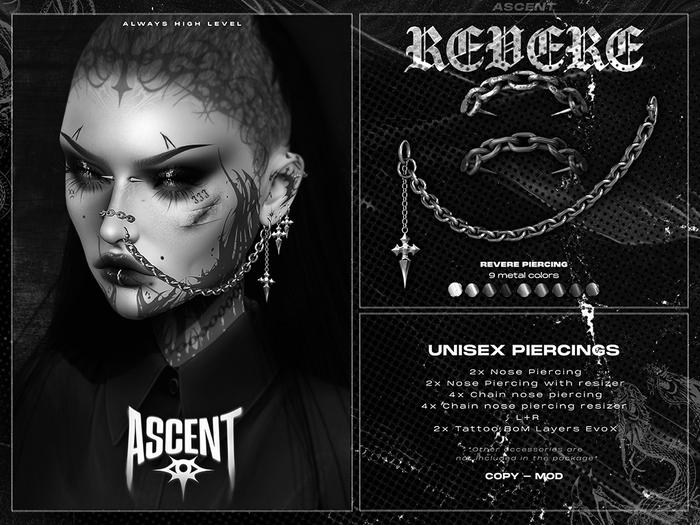 ASCENT - DEMO Revere Piercings