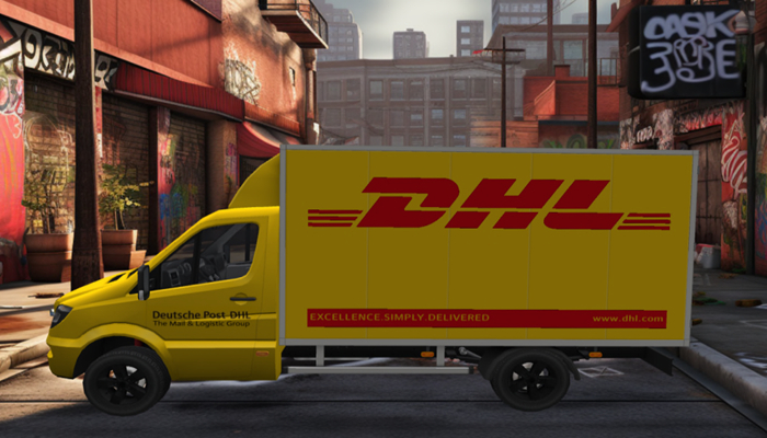 Motor Madness Design Texture"DHL"