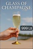 Glass of Champagne – Holdable & Décor Mesh