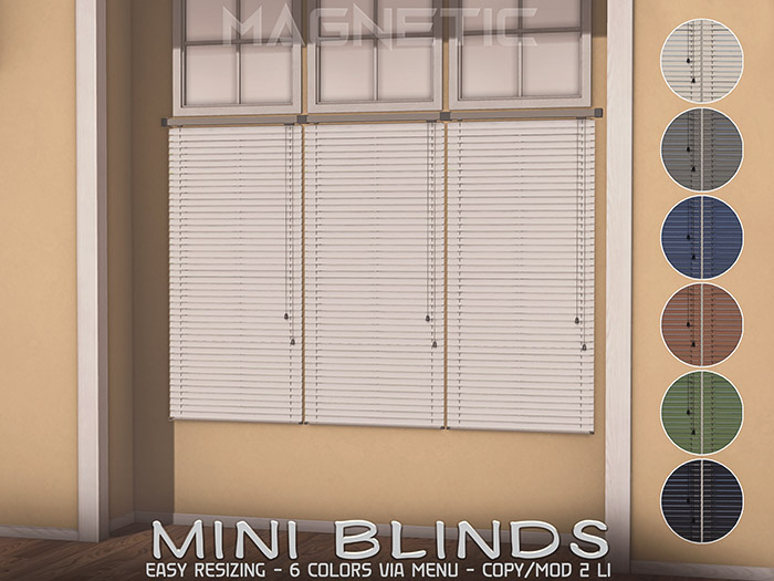 Magnetic - Mini Blinds