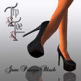 PROMO NEW-TIPTOE Jane Pumps-Black