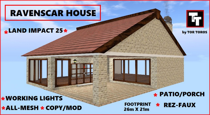 RAVENSCAR HOUSE 35Li  (Boxed) LOW PRIM HOUSE