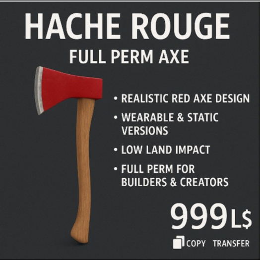 HACHE ROUGE
