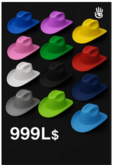 12 Unisex Cowboy Hats – Full Perm Fashion Pack