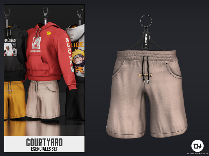 '' COURTYARD '' ESENCIALES SHORTS - SAINT MIND