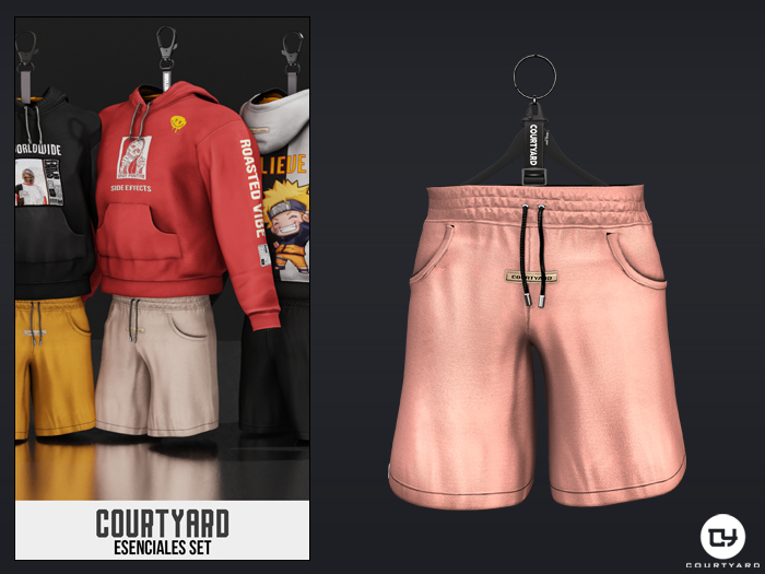 '' COURTYARD '' ESENCIALES SHORTS - FEAR OF YOU P