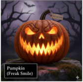 Pumpkin Freak Smile – Full Perm Halloween Decor
