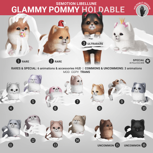 SEmotion Libellune Glammy Pommy Holdable SPECIAL