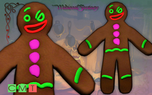 [MF] Mesh christmas gingerbread man cookie statue (boxed)