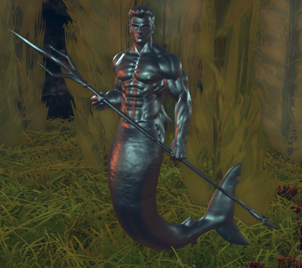 ALPHA Sculpts Shark Merman 5