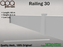 Full Perm Long Railing - OPQ Railing 30
