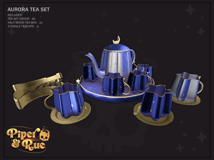 PIPER&RUE. Aurora Tea Set