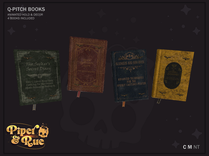 PIPER&RUE. Q-Pitch Books