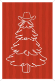 Tams - Wall Art - Cowboy Hat Christmas Tree