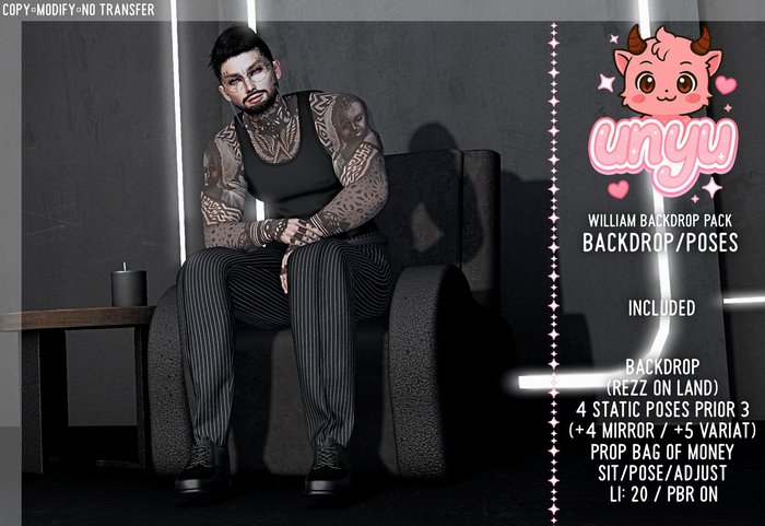 [unyu] William Backdrop Pack