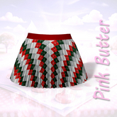Christmas Pleats Skirt LARAX