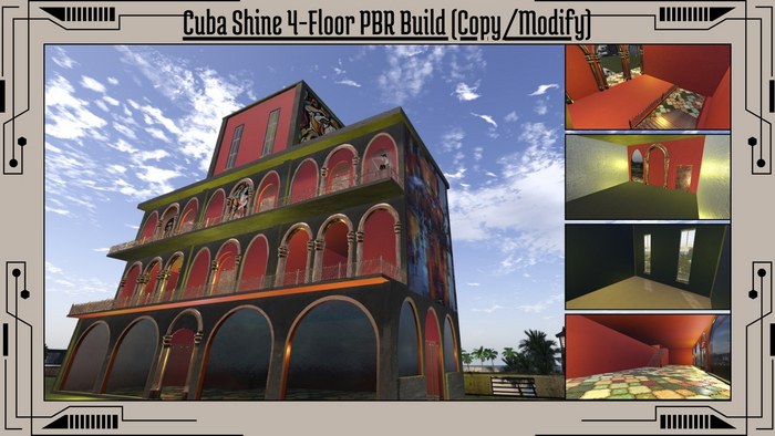 Cuba Shine 4-Floor PBR Build (Copy/Modify)