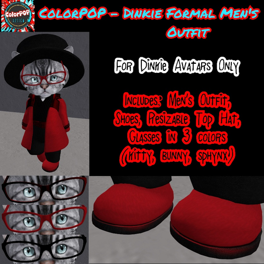 ColorPOP - Dinkie Formal Men's Outfit Box (ADD to Unpack)
