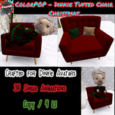 ColorPOP - Dinkie Tufted Chair - Christmas Box (ADD to Unpack)