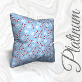 Christmas Candy Glimmer Pillow