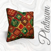 Christmas Patchwork Glimmer Pillow