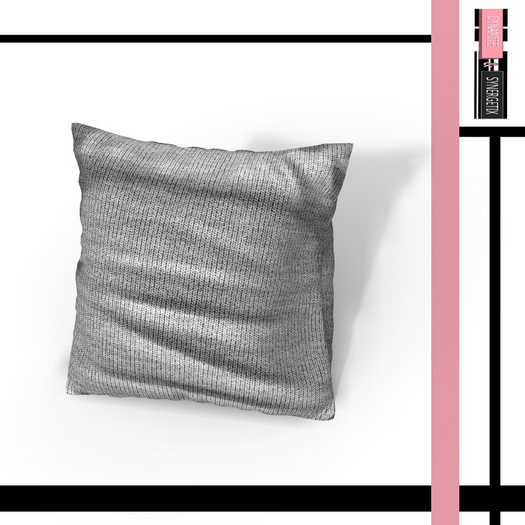 Grey Wool Pillow